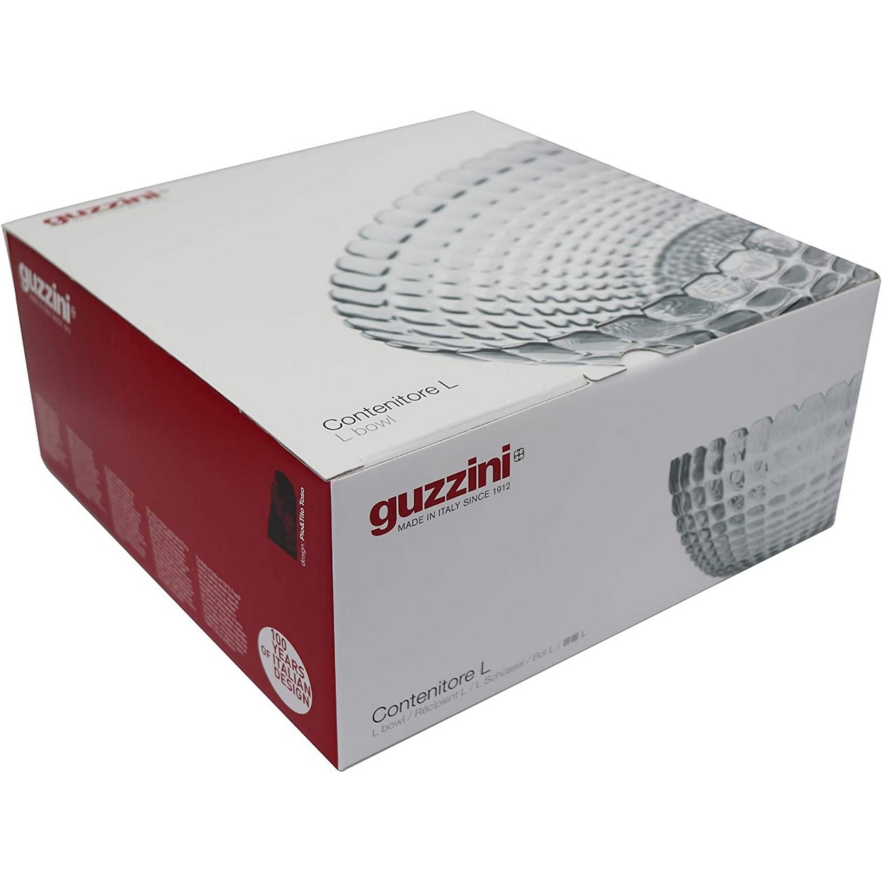 Guzzini Tiffany contenitore ciotola bianco D.25 cod.213825156 Guzzini